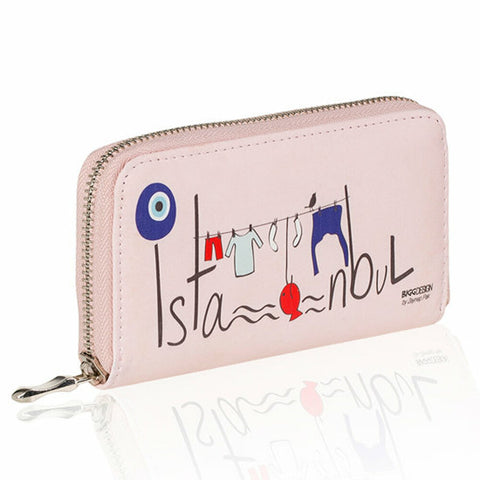 BiggDesign Cats In Istanbul Wallet Pink