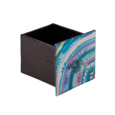 Biggdesign Glass Jewelry Box with 4 Drawers