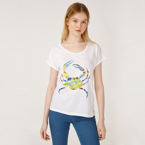 Anemoss Crab Womens T-Shirt