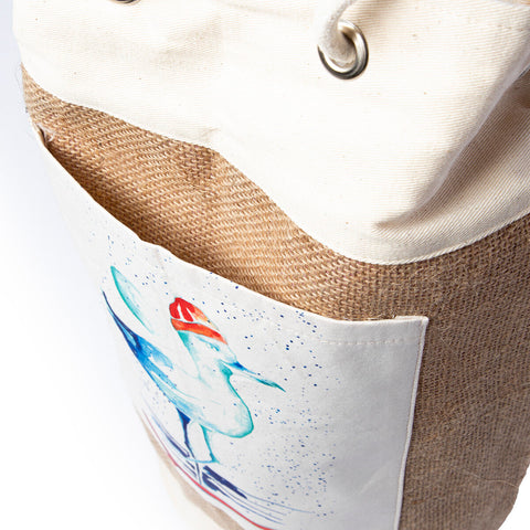 Anemoss Seagull Jute Bag