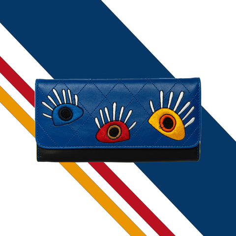 Biggdesign My Eyes On You Embroidered Wallet