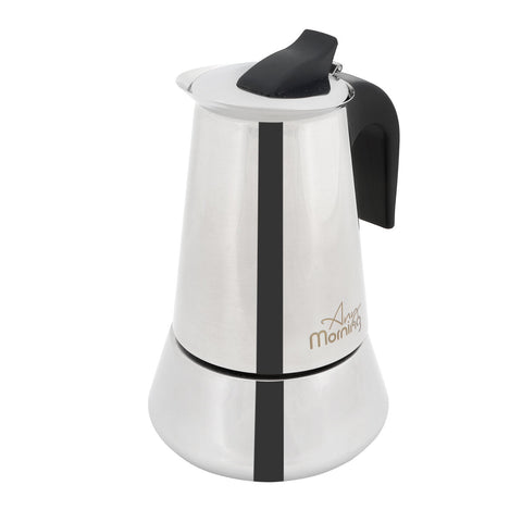 Any Morning Jun-4 Stainless Steel Espresso Coffee Maker 200 ml