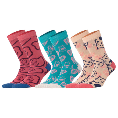 Biggdesign Cats 5 Pcs Women Socket Socks