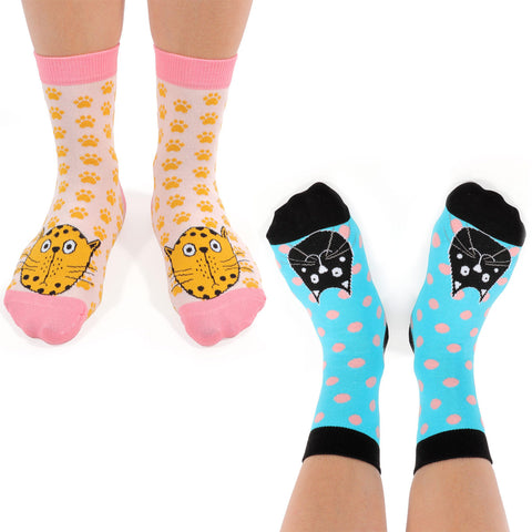 Biggdesign Cats Womens Socks, 5 Pack