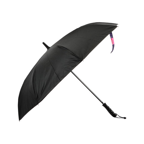 Biggdesign Moods Up Reverse Umbrella For Rain, Robust, Lightweight, Inverted Umbrellas For Rain, Windproof, 8 Ribs, Upside Down Umbrella Inverted for Women and Men, Black/Purple, Ø 43 in