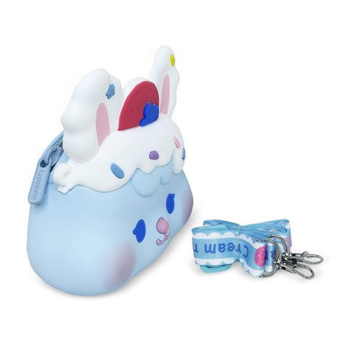 Ogi Mogi Toys Blue Bunny Colorful Round Shoulder Bag