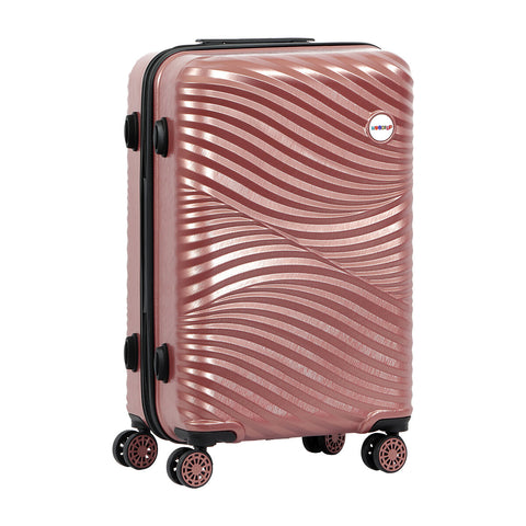 Biggdesign Moods Up Hard Luggage Sets With Spinner Wheels, Rosegold, 3 Pcs.