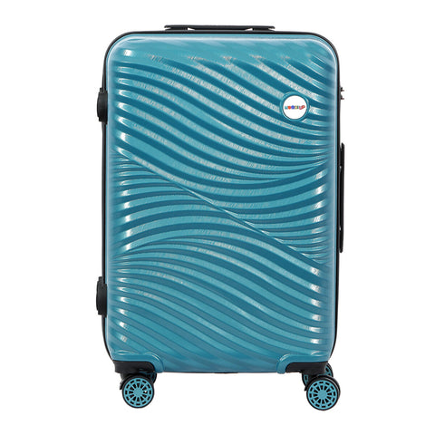 Biggdesign Moods Up Suitcase Luggage, Large, Steel Blue, 28 Inch