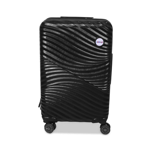 BIGGDESIGN Moods Up Black Medium Size 24" Suitcase