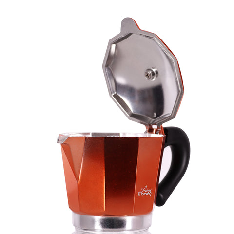 Any Morning Stovetop Espresso Aluminum Moka Pot, 240 ml - 8 oz