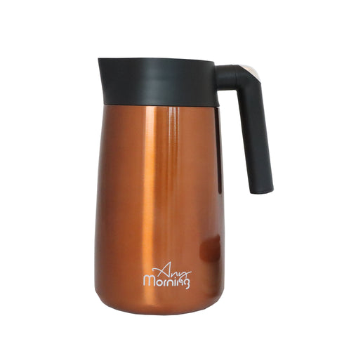 Any Morning SI232250 Thermos Thermal Carafe, 40 oz, Copper