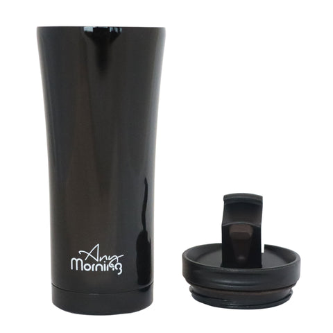 Any Morning SI231905 Travel Mug, 15 oz, Black