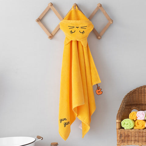Milk&Moo Tombish Cat Velvet Hooded Baby Towel