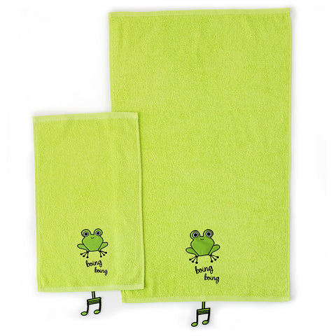 Milk&Moo Cacha Frog Baby Towel Set of 2