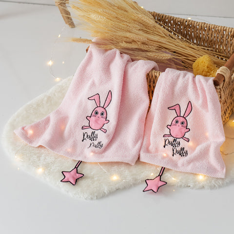 Milk&Moo Chancin Rabbit Baby Towel Set of 2