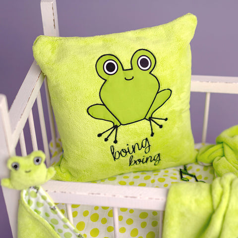 Milk&Moo Cacha Frog Baby Blanket Set