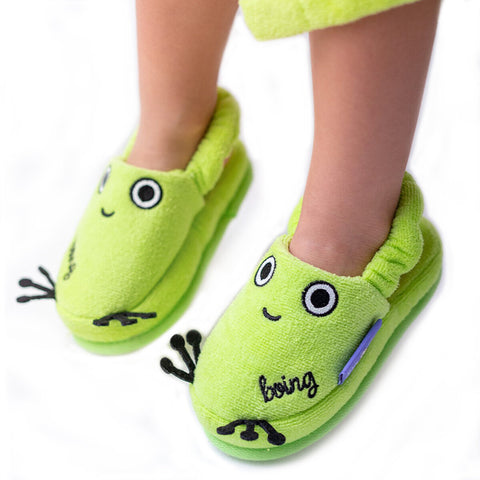 Milk&Moo Cacha Frog Toddler Slippers