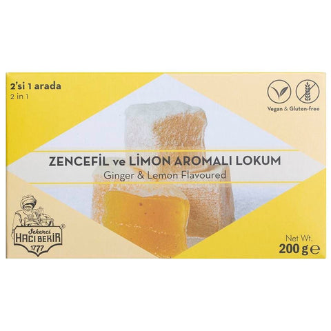 Hacı Bekir Turkish Delight with Ginger & Lemon - 200 g