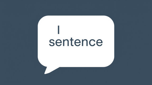 Bagged Sentence In English