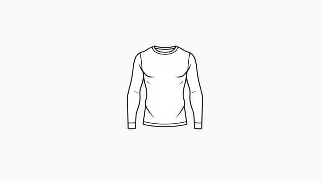Men'S Long Sleeve Undershirt