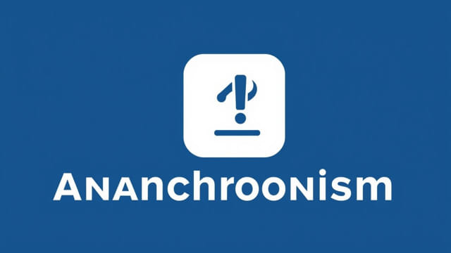 Another Word For Anachronism