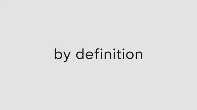By Definition In A Sentence