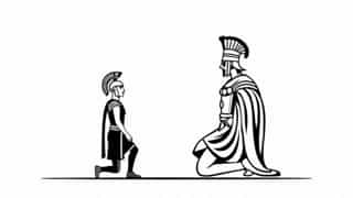 Did Leonidas Kneel To Xerxes