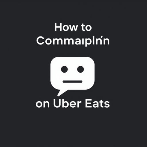 How To Complain On Uber Eats