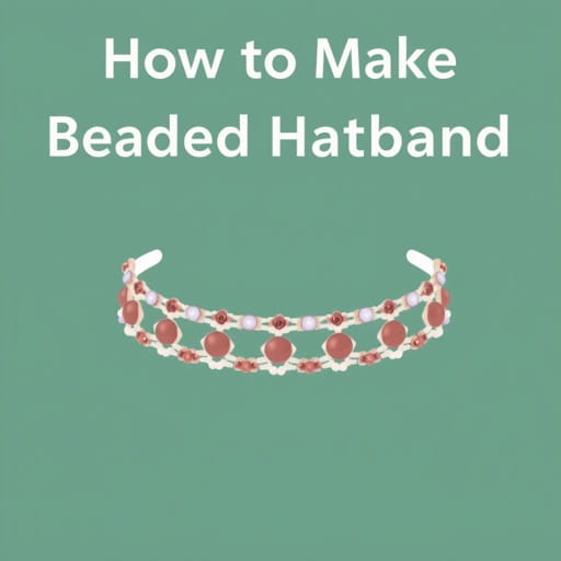 How To Make A Beaded Hatband