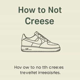 How To Not Crease Air Forces