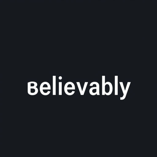 Put Believably In A Sentence