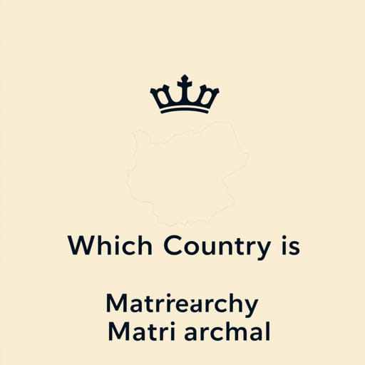 Which Country Is Matriarchal