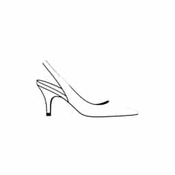 Zara Slingback Kitten Heels