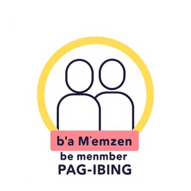 Be A Member Pag-Ibig