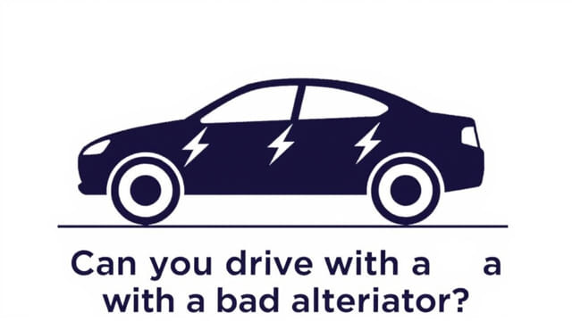 Can You Drive With A Bad Alternator