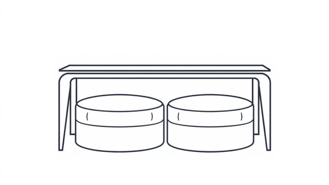 Coffee Table With Ottomans Underneath