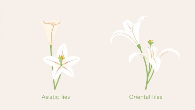 Difference Between Asiatic And Oriental Lilies