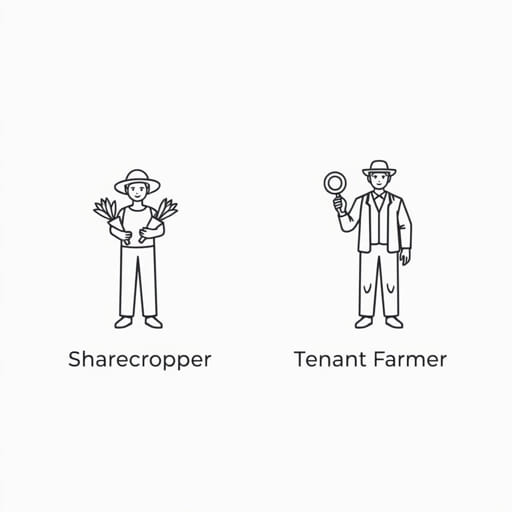 Difference Between Sharecropper And Tenant Farmer