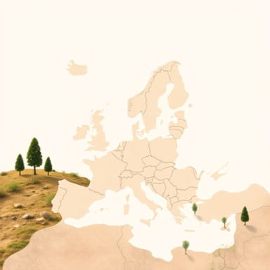 Europe Remains Sparsely Inhabited