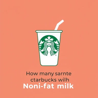 How Many Calories In Starbucks Nonfat Milk