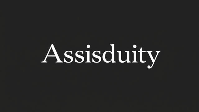 Meaning Of Assiduity In English