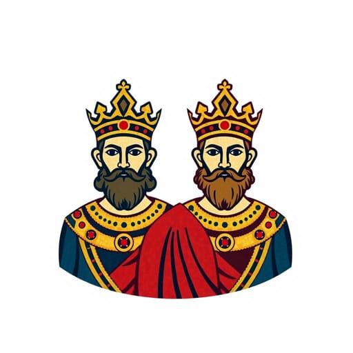 Mosaic Of Emperor Justinian And Constantine