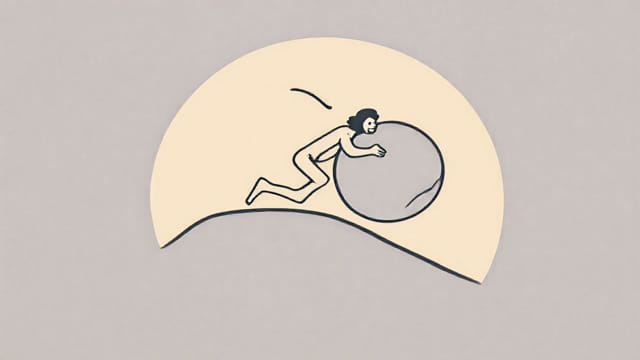 One Must Imagine Sisyphus Happy Tattoo