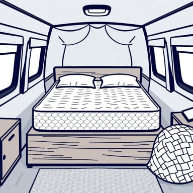 Queen Innerspring Mattress For Camper Trailer