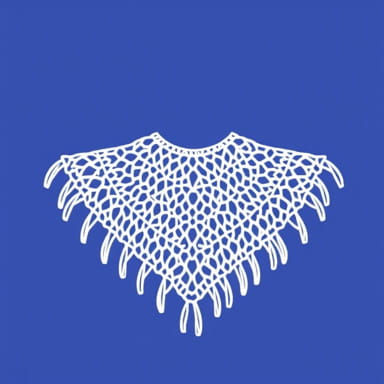 Rectangular Openwork Shawl To Knit