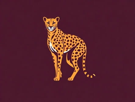 Cheetah Pants Damson Madder