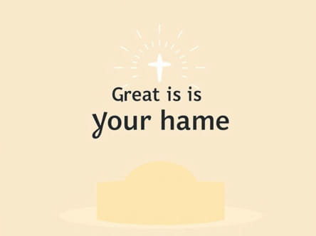 Great Is Your Name Joyous Celebration