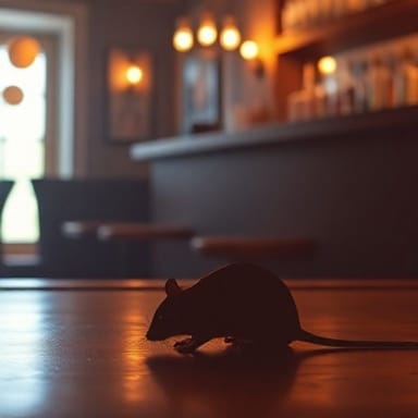 Guinness Mouse On The Barroom Floor