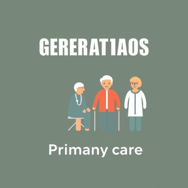 Is Geriatrics Primary Care
