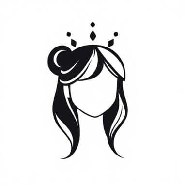 Queen Hairband For Girls